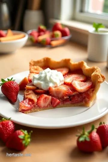 Classic Strawberry Rhubarb Pie with Flaky Crust steps