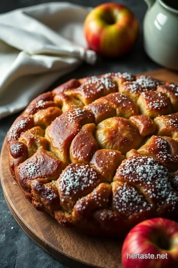 Country Apple Fritter Bread presentation