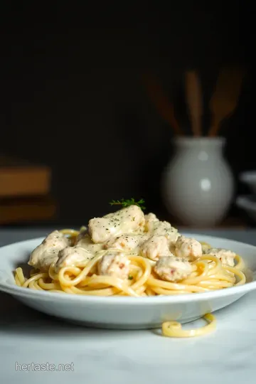 Creamy Chicken Alfredo: A Classic Comfort presentation