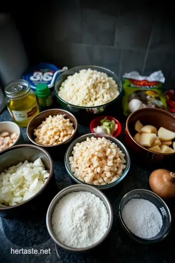 Creamy Chicken and Rice with Mushroom Delight ingredients