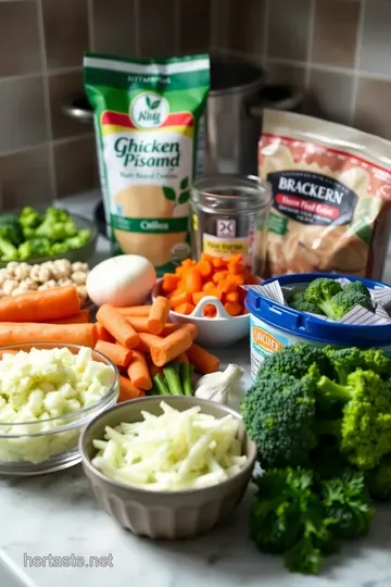 Creamy Chicken Broccoli Soup (Crock Pot) ingredients