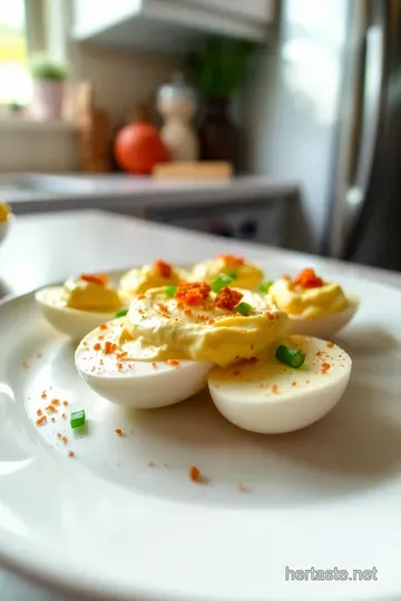 Creamy Deviled Egg Dip with a Twist steps