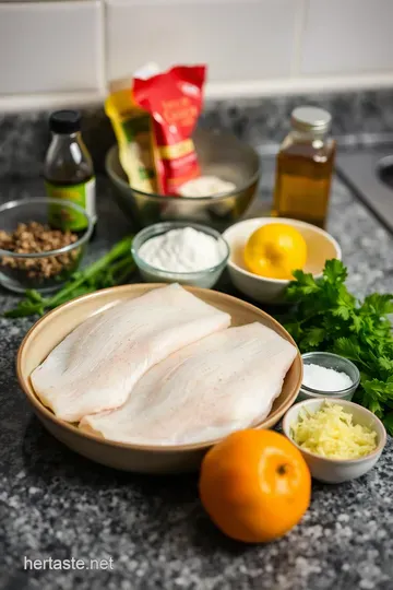 Crispy Air Fryer Tilapia ingredients