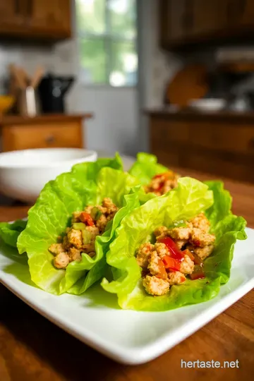Crispy Chicken Lettuce Wraps with Hoisin Sauce steps