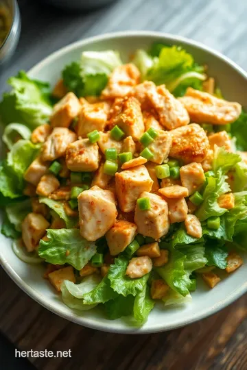 Crispy Oriental Chicken Salad: A Taste of the East presentation