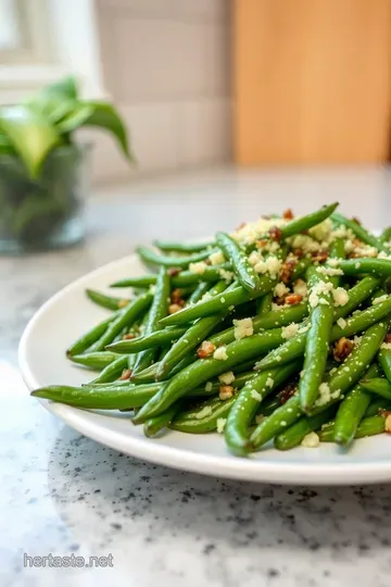 Crispy Roasted Parmesan Green Beans steps
