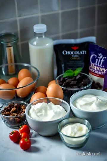 Decadent Julibee Pudding - A Classic British Delight ingredients