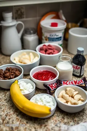 Decadent Kit Kat Banana Split McFlurry ingredients