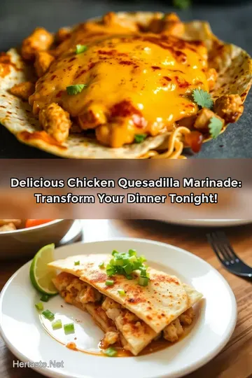 Delicious Chicken Quesadilla Marinade: Transform Your Dinner Tonight!