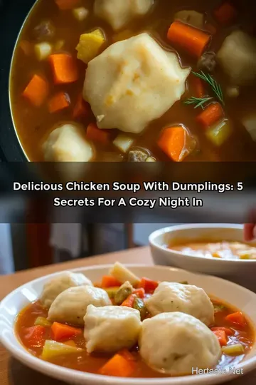 Delicious Chicken Soup with Dumplings: 5 Secrets for a Cozy Night In