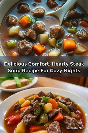Delicious Comfort: Hearty Steak Soup Recipe for Cozy Nights