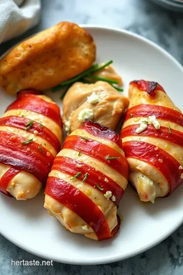 Delicious Ranch Bacon Wrapped Chicken presentation