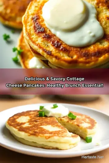 Delicious & Savory Cottage Cheese Pancakes: Healthy Brunch Essential!