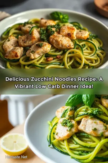 Delicious Zucchini Noodles Recipe: A Vibrant Low Carb Dinner Idea!