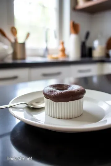 Devilishly Decadent Chocolate Soufflé steps