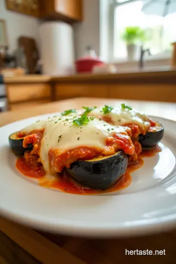 Easy Slow Cooker Eggplant Parmesan steps