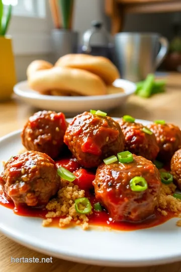 Firecracker Meatballs steps