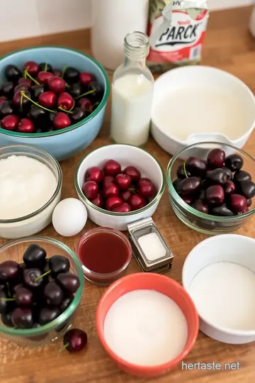 Fresh_cherries: 5 Amazing Clafoutis Recipes You ll Love! ingredients