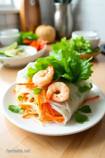Fresh Vietnamese Summer Rolls: A Crisp Vibrant Delight steps