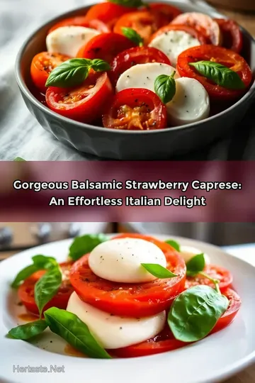 Gorgeous Balsamic Strawberry Caprese: An Effortless Italian Delight