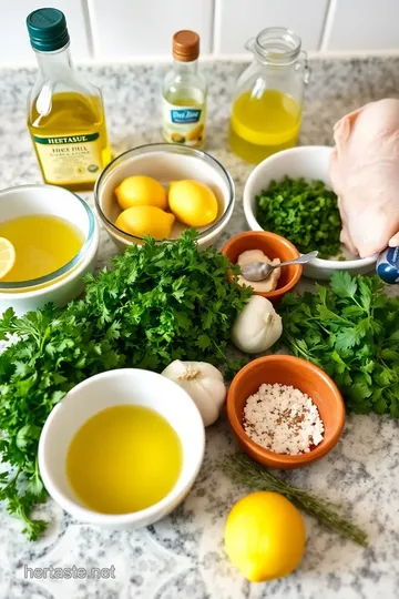 Grilled Lemon Herb Chicken ingredients