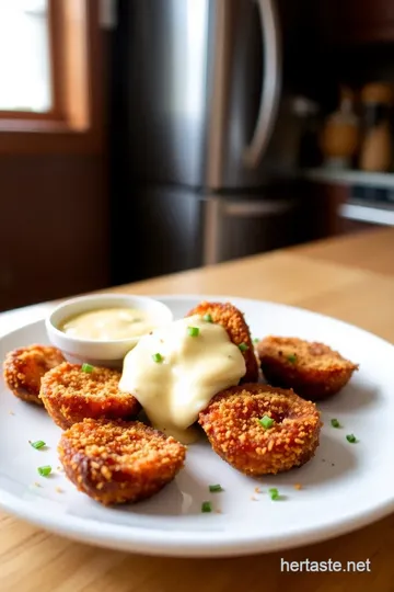 Healthy Blooming Onion with Chilli Cheese Sauce steps