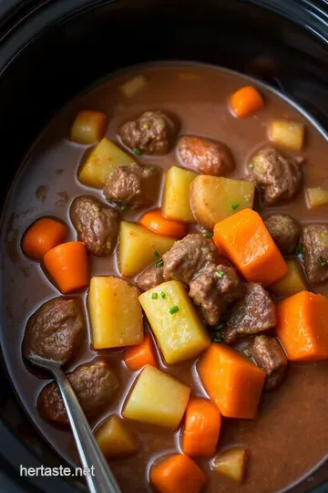 Hearty Slow-Cooked Beef Stew presentation