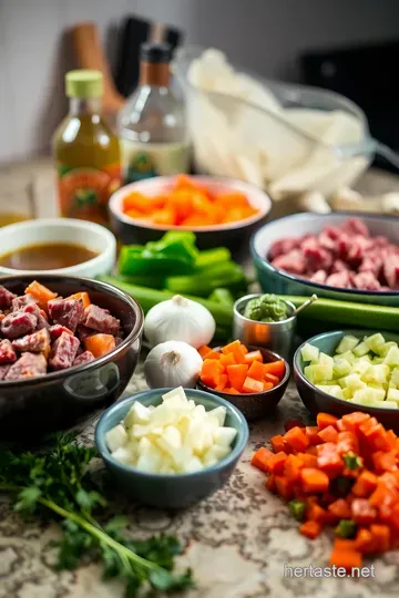 Hearty Steak Soup: A Savory Adventure in a Bowl ingredients
