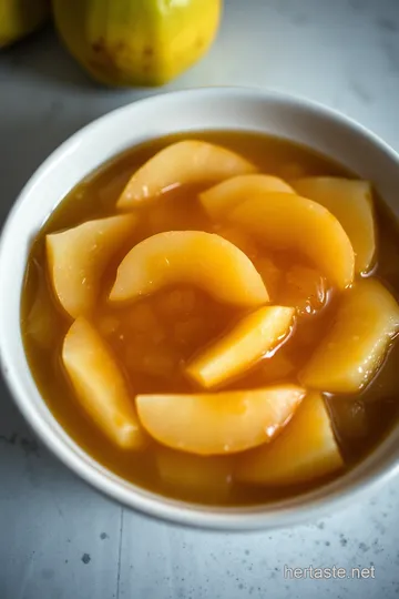 Homemade Pear Jam Delight presentation