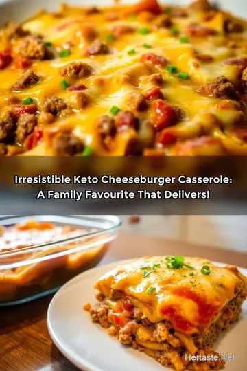 Irresistible Keto Cheeseburger Casserole: A Family Favourite That Delivers!