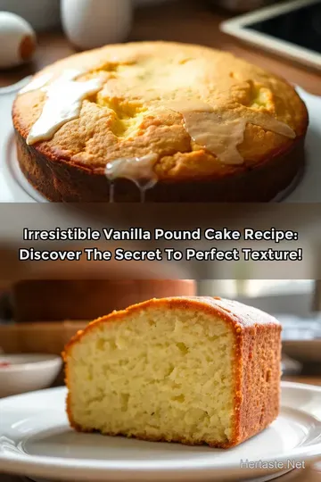 Irresistible Vanilla Pound Cake Recipe: Discover the Secret to Perfect Texture!