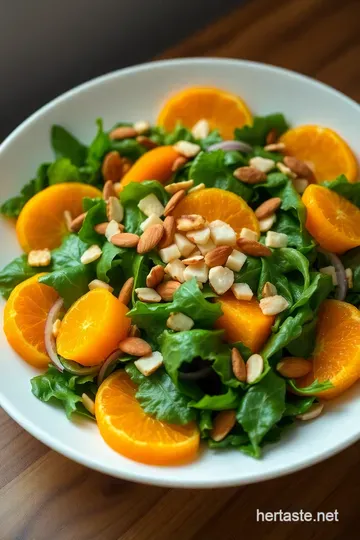 Mandarin Orange Bliss Salad presentation
