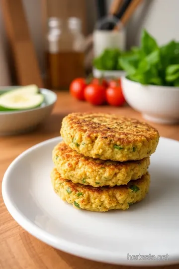 Mediterranean Chickpea and Quinoa Patties steps