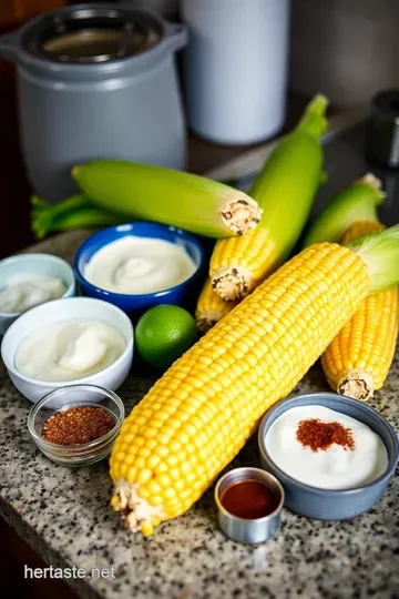 Mexican Street Corn: Elote on a Stick! ingredients