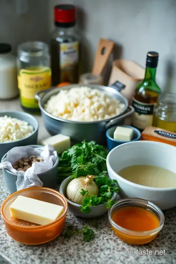 Mushroom and Parmesan Arborio Risotto ingredients