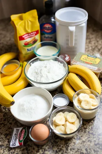 Old-Fashioned Banana Pudding ingredients