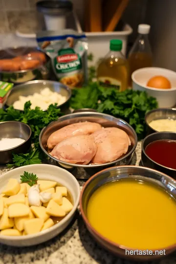 One-Pan Creamy Tuscan Chicken ingredients