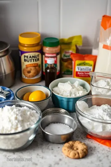 Peanut Butter Cookies: The Classic Treat with a Twist ingredients