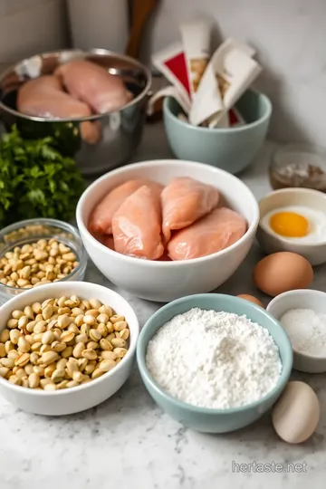 Pistachio-Crusted Chicken Breasts with Lemon Herb Sauce ingredients