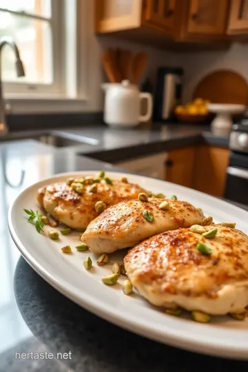 Pistachio-Crusted Chicken Breasts with Lemon Herb Sauce steps