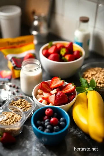 Refreshing Strawberry Acai Bowl: A Tropical Delight ingredients