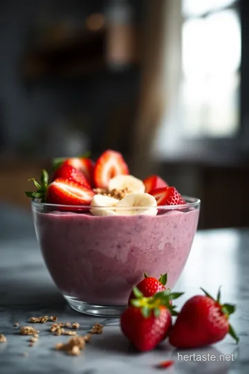 Refreshing Strawberry Acai Bowl: A Tropical Delight presentation
