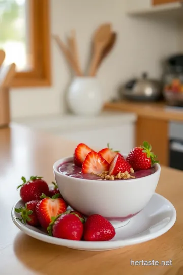 Refreshing Strawberry Acai Bowl: A Tropical Delight steps