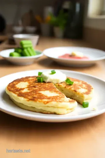 Savory Cottage Cheese Pancakes steps