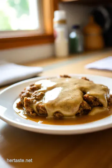 Savory Hamburger Steak with Rich Gravy steps