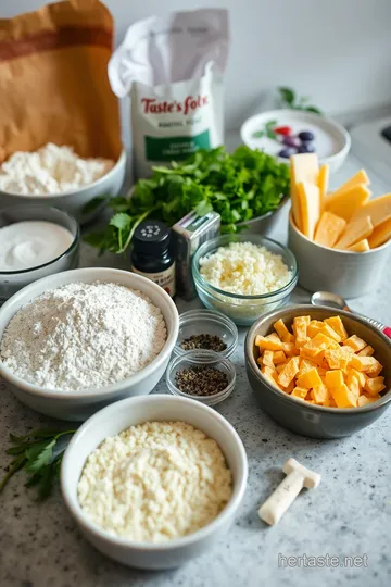 Savory Herb & Cheese Muffins ingredients