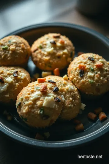 Savory Herb & Cheese Muffins presentation