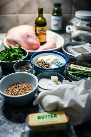 Savory Herb-Crusted Turkey Tenderloin with Garlic Lemon Sauce ingredients