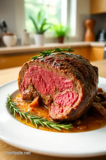 Savory Oven-Roasted Beef Top Round Roast steps