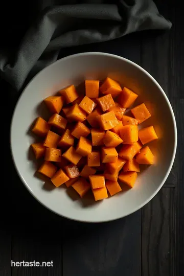 Scrumptious Roasted Yams with Maple Glaze presentation